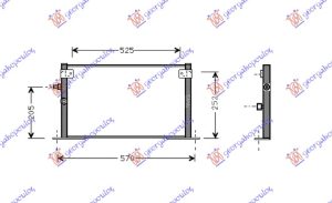 HLADNJAK KLIME 2.0/2.4cc DIZEL (520x300)