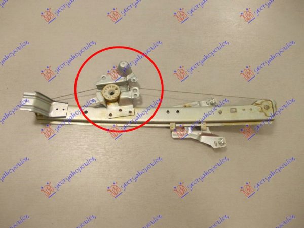 PODIZAC ZADNJEG PROZORA ELEKTRICNI (BEZ MOTORA) 2001- DESNO