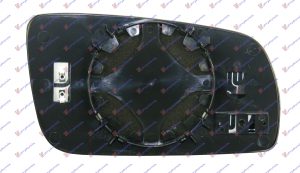 STAKLO RETROVIZORA SA GREJACEM (ASFERICNO) LEVO