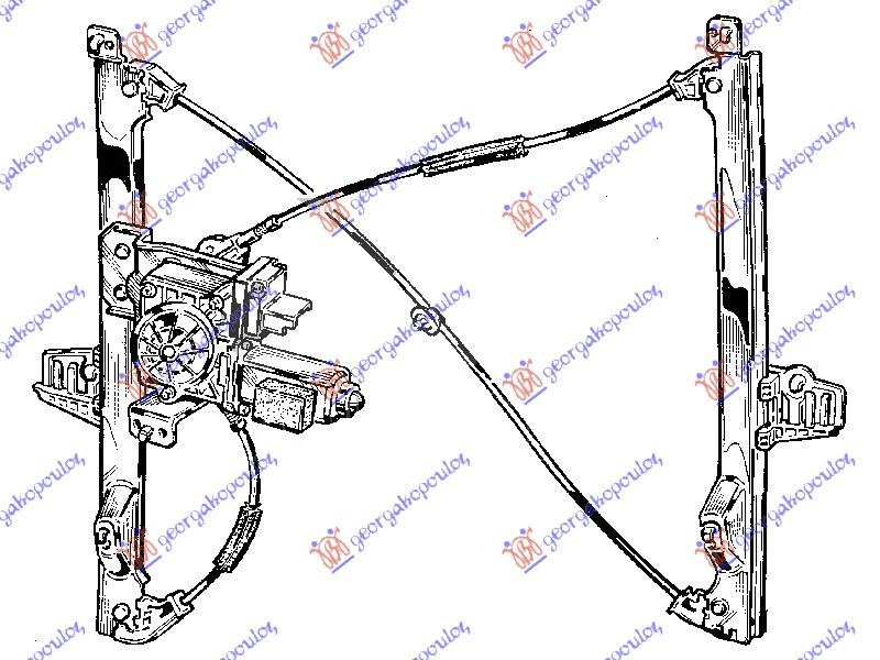 FRONT WINDOW REGULATOR ELECTRICAL COMFORT (A QUALITY)