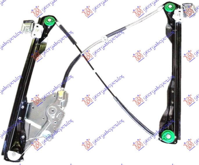 PODIZAC PROZORA ELEKTRICNI (BEZ MOTORA) 3 VRATA (2 KABLA) LEVO
