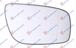 STAKLO RETROVIZORA SA GREJACEM 2006- (ASFERICNO) DESNO