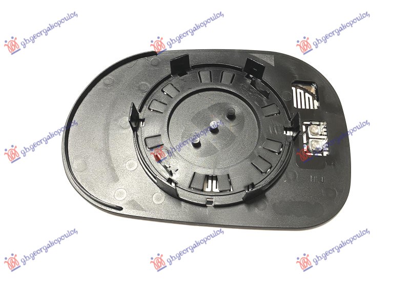 STAKLO RETROVIZORA SA GREJACEM -2002 (KONVEKSNO) DESNO
