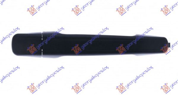 DOOR HANDLE REAR OUTER BLACK