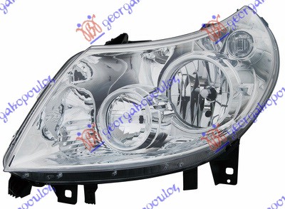 FAR ELEKTRICNI (H7/H1/PY21W/W5W) -2011 (DEPO) LEVO