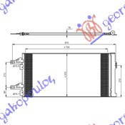 HLADNJAK KLIME 2.2/2.3/3.0 D HDi (710x37x16)
