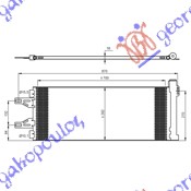 HLADNJAK KLIME 2.2/2.3/3.0 D HDi (710x297x16)