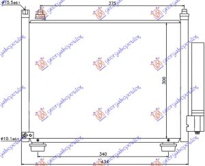 HLADNJAK KLIME 1.3 DDiS (385x308x20) 2003-