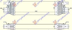 HLADNJAK INTERKULERA 1.4-1.6 TDCi (45x145x50)