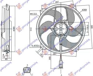 VENTILATOR KOMPLET (BENZIN-DIZEL)