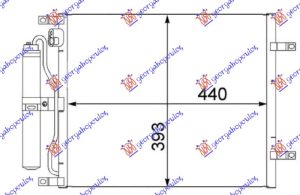 HLADNJAK KLIME 1.5 dCi DIZEL (490x376x16) -2005