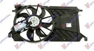 VENTILATOR KOMPLET (1.6/1.8/2.0 BENZIN - 1.6/1.8 TDCI DIZEL) (390mm) (2 PIN)