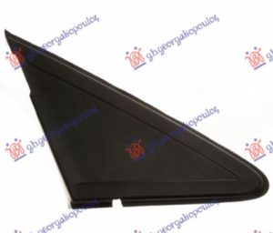 FRONT FENDER/DOOR MIRROR MOULDING UPPER BLACK