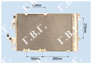 HLADNJAK KLIME 1.8/2.2i 16v (555x382x12)