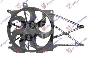 VENTILATOR HLADNJAKA KOMPLET (BENZIN) (Z14XEP-Z18XE) (3 PIN)