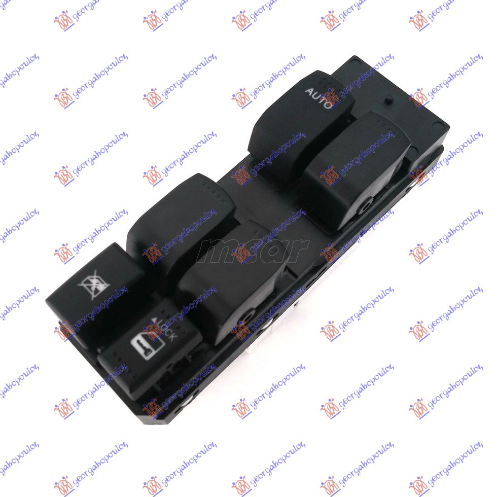 PREKIDAC U PREDNJIM VRATIMA (4 TASTERA) (13 PIN) LEVO