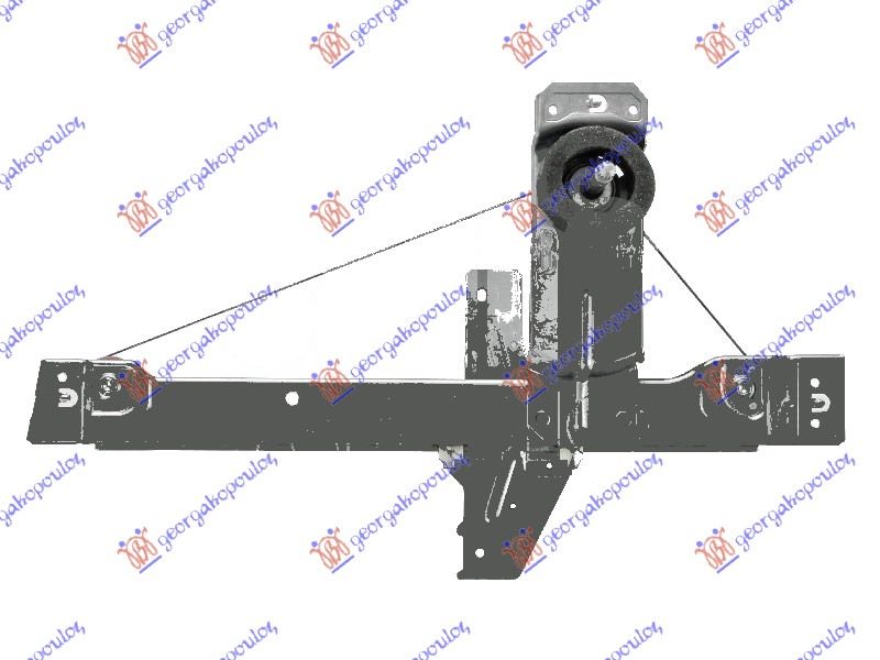 REAR WINDOW REGULATOR MANUAL S.W.