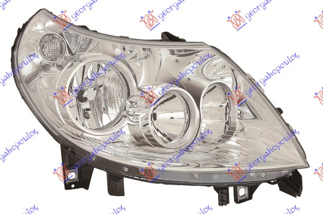 FAR ELEKTRICNI (H7/H1/PY21W/W5W) 2011- (DEPO) DESNO