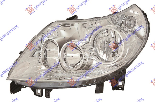 FAR ELEKTRICNI (H7/H1/PY21W/W5W) 2011- (DEPO) LEVO