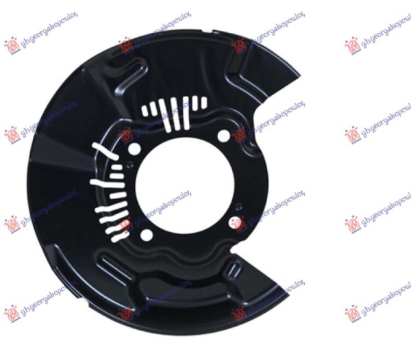 SPLASH PANEL BRAKE DISC FRONT (PANEL DIAMETER 330/102MM) (W/O/ESP W/4 BORES)
