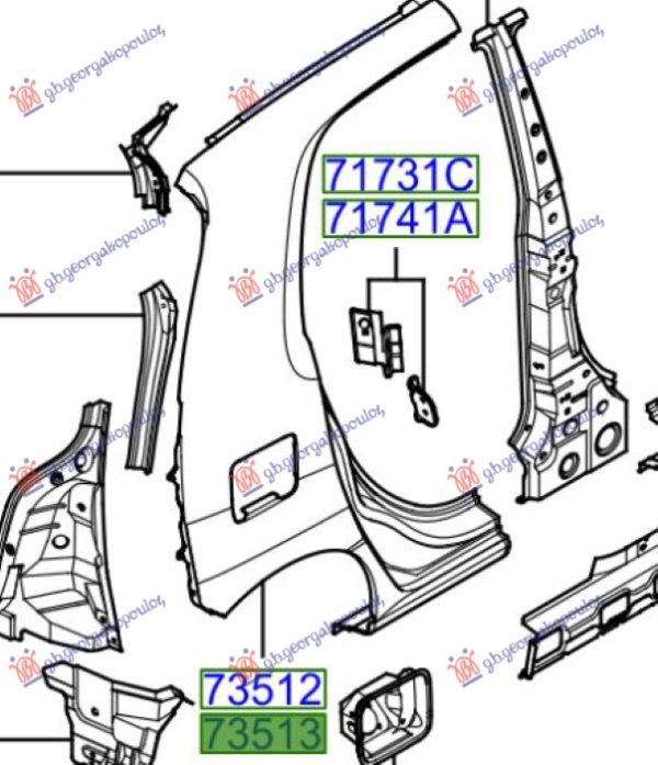 REAR FENDER