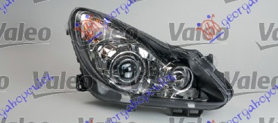 HEAD LAMP BLACK AFS -2011 (VALEO)