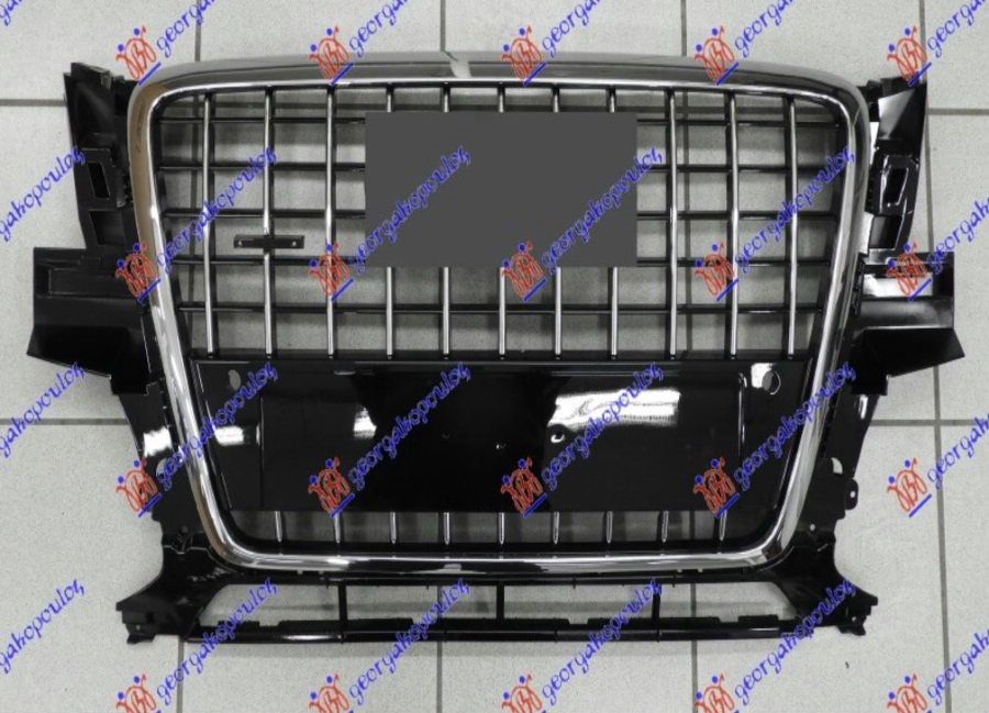 PVC MASKA SVETLO CRNA (HROM LAJSNE) (HROM OKVIR) (DRZAC TABLICE) (S-LINE)