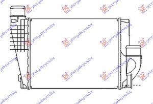 HLADNJAK INTERKULERA 1.6-2.0 HDI-BlueHDI DIZEL (300x250x50)