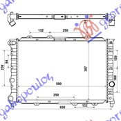HLADNJAK MOTORA 1.9 JTD 2.4 JTD (58x39.5x24)