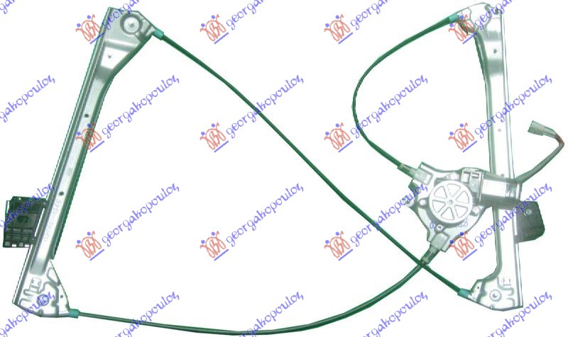 PODIZAC PREDNJEG PROZORA ELEKTRICNI 2 VRATA (COUPE) DESNO