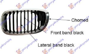 PVC MASKA HROM/CRNA LEVO
