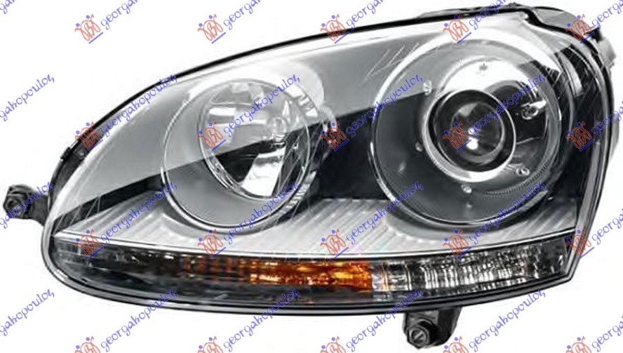 HEAD LAMP XENON (BLACK) GTi (MARELLI)