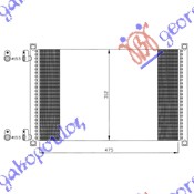 HLADNJAK KLIME 130 1.8i 16V/1.9D JTD (488x310)