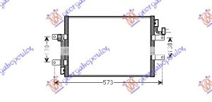 HLADNJAK KLIME 1.3 JTD (450x350x16) 2003-