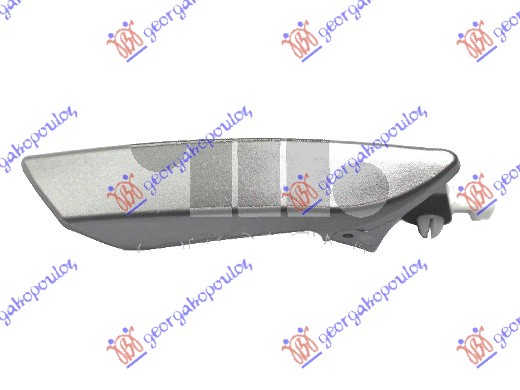 KVAKA PREDNJIH/ZADNJIH VRATA UNUTRASNJA SIVA (BEZ OKVIRA) LEVO