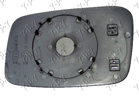 STAKLO RETROVIZORA -2002 (KONVEKSNO) DESNO