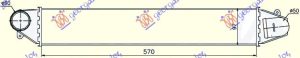 HLADNJAK INTERKULERA 1.8i 20V TURBO -1.9TDi (570x92x85) 00-