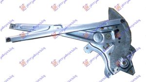 FRONT WINDOW REGULATOR ELECTRICAL 4/5D (W/O MOTOR)