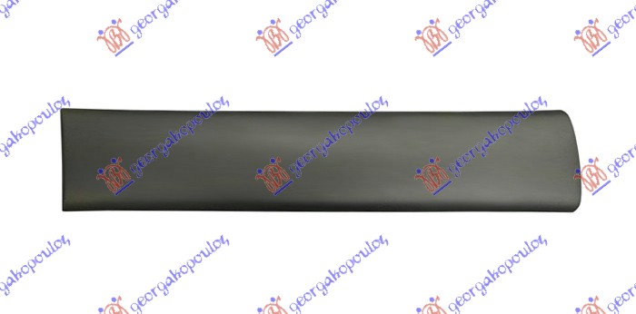 LAJSNA KLIZNIH VRATA MAT-CRNA (145mm) DESNO