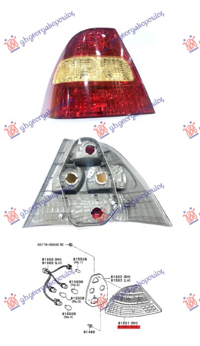 TAIL LAMP -2004 (E) (FARBA TYPE) (DEPO)