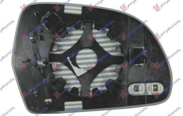 STAKLO RETROVIZORA SA GREJACEM (ASFERICNO) LEVO