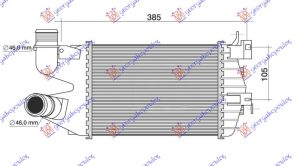 HLADNJAK INTERKULERA 1.7 CDTi DIZEL (260x180x62) 08-