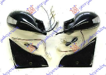 MIRROR LOOK `M3` ELECTRICAL (W/ SIDE LAMP)