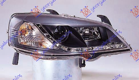 HEAD LAMP SET BLACK LED TYPE A5