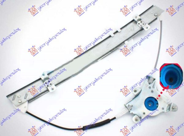 PODIZAC PREDNJEG PROZORA ELEKTRICNI (BEZ MOTORA) NOSAC MOTORA VISE OD 3 ZUBA (O) DESNO