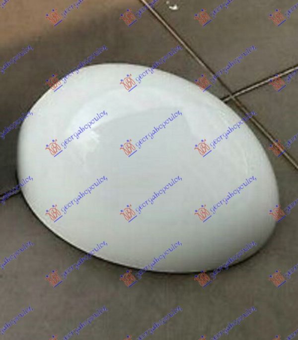 DOOR MIRROR COVER PAINTED WHITE
