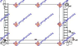 HLADNJAK MOTORA 1.0/1.3CC (+AC) (50x36)