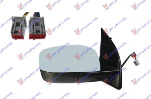 DOOR MIRROR ELECT. HEATED FOLD. PRIMED (WITH MEMORY & FOOT LAMP) (11 PIN) (A QUALITY) 11-  (CONVEX GLASS)