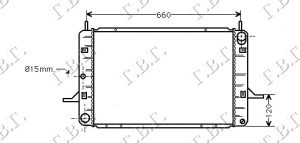 RADIATOR 1.6-1.8 PETROL (600x370)