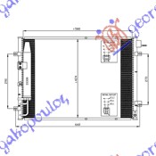 HLADNJAK KLIME 2.4/3.5i 16V 2.5CRDi (590x410)